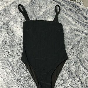 NWOT Faithfull the Brand Ribbed Square Neck One Piece